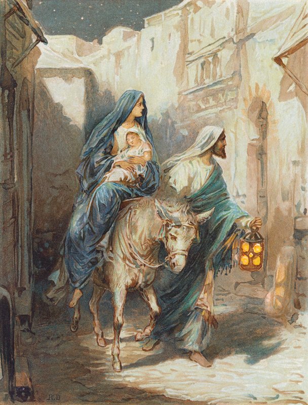 De vlucht naar Egypte door Robert Ambrose Dudley
