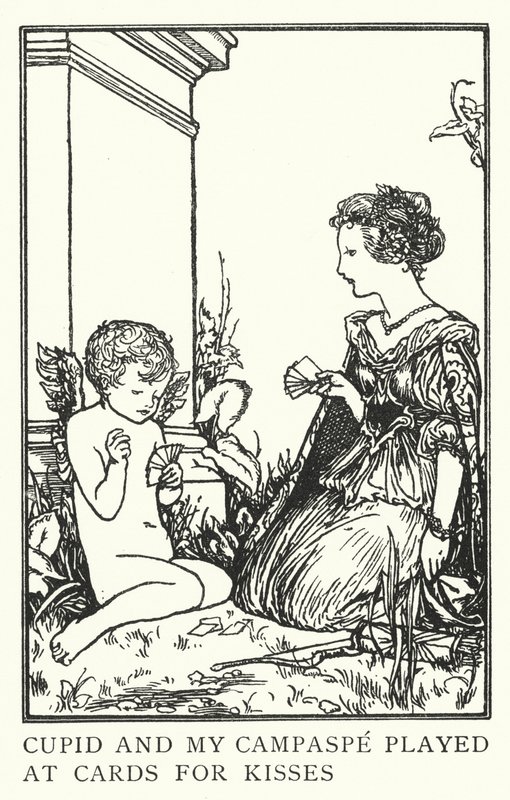Cupid en mijn Campaspe speelden kaarten voor kussen door Robert Anning Bell