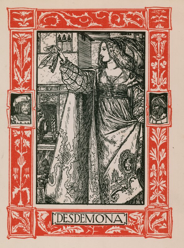 Desdemona, Othello door Robert Anning Bell