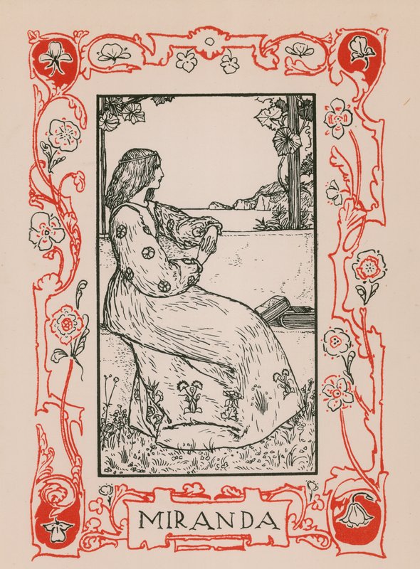 Miranda, De Storm door Robert Anning Bell