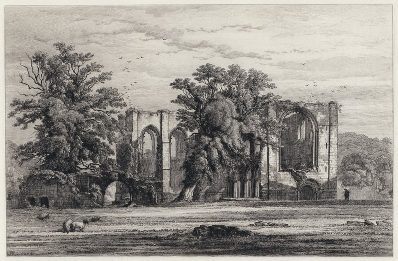 Furness Abdij door Robert Kent (after) Thomas