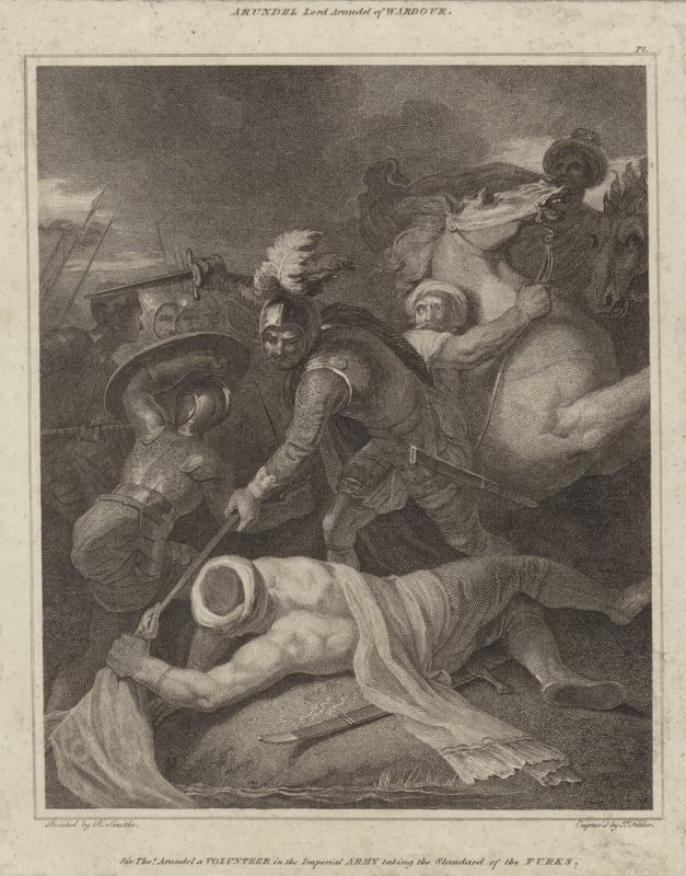 Sir Thomas Arundell neemt de Standaard van de Turken door Robert Smirke