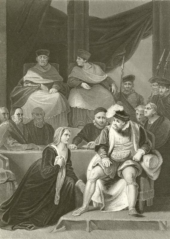 Proces van het huwelijk van Hendrik VIII door Robert Smirke