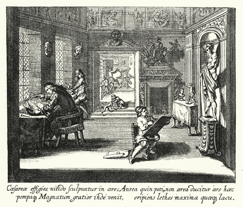 Gravure door Romeyn de (after) Hooghe