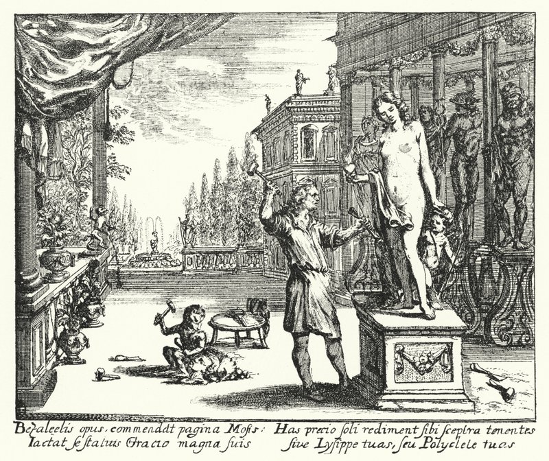 Beeldhouwwerk door Romeyn de (after) Hooghe