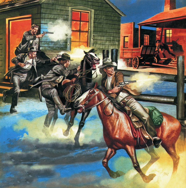 Billy the Kid -- de beruchte schutter door Ron Embleton