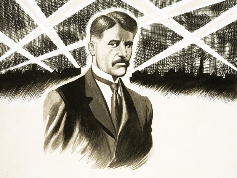 Hun dagboek van de week: Zeppelin aanvallen (Arnold Bennett) door Ron Embleton