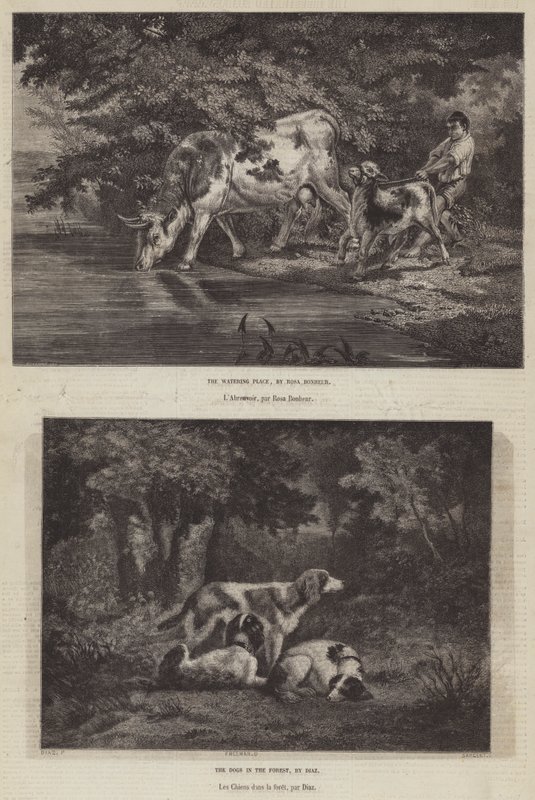 Schone kunsten van de Grote Tentoonstelling van Parijs door Rosa Bonheur