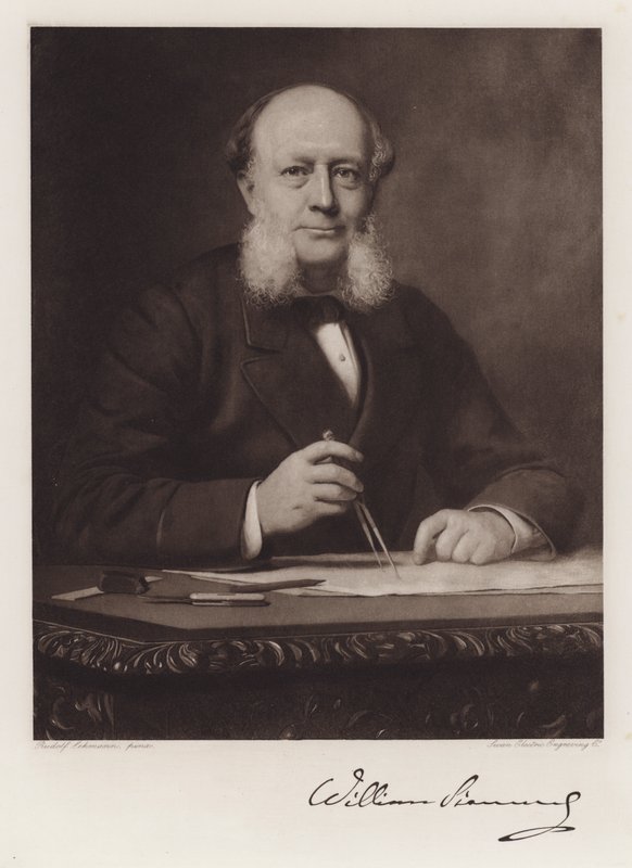 Karl Wilhelm Siemens door Rudolf Lehmann