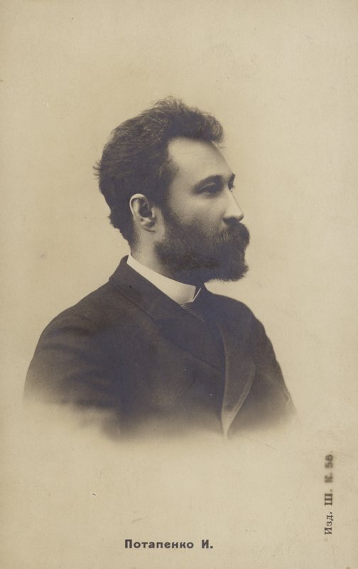 Ignaty Potapenko (1856-1929), Russische schrijver en toneelschrijver door Russian Photographer