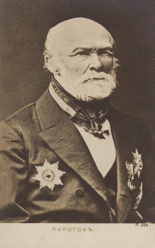 Nikolay Pirogov (1810-1881), Russische arts, wetenschapper, chirurg en anatoom door Russian Photographer