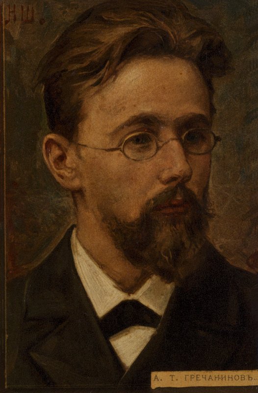 Alexander Gretchaninoff, Russische romantische componist (1864-1956) door Russian School