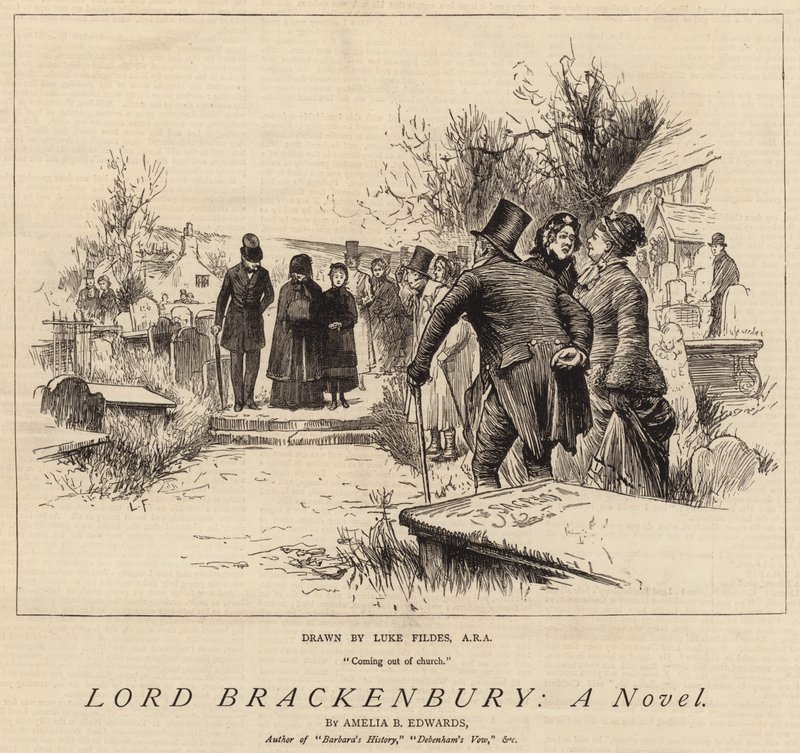 Lord Brackenbury, een roman door Samuel Luke Fildes