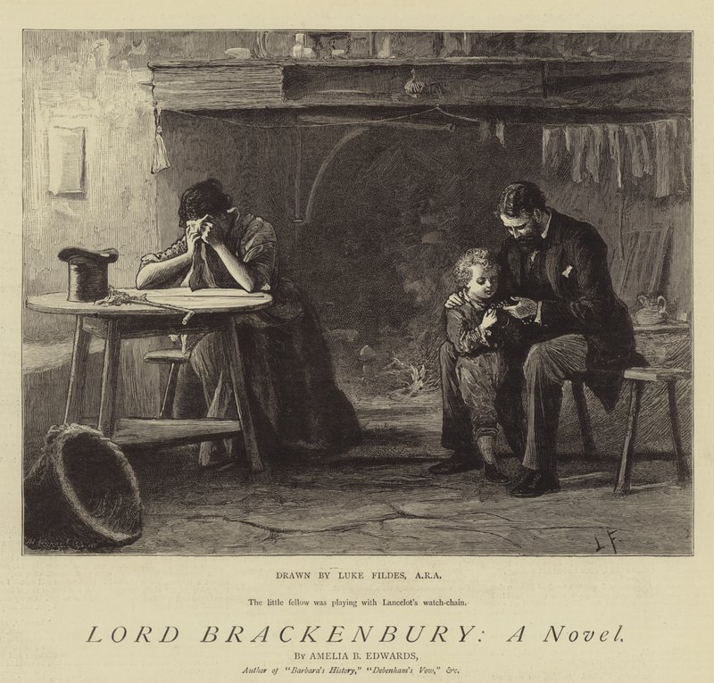 Lord Brackenbury, Een Roman door Samuel Luke Fildes
