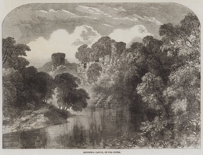 Bothwell Castle, aan de Clyde door Samuel Read