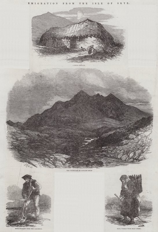 Emigratie van het eiland Skye door Samuel Read