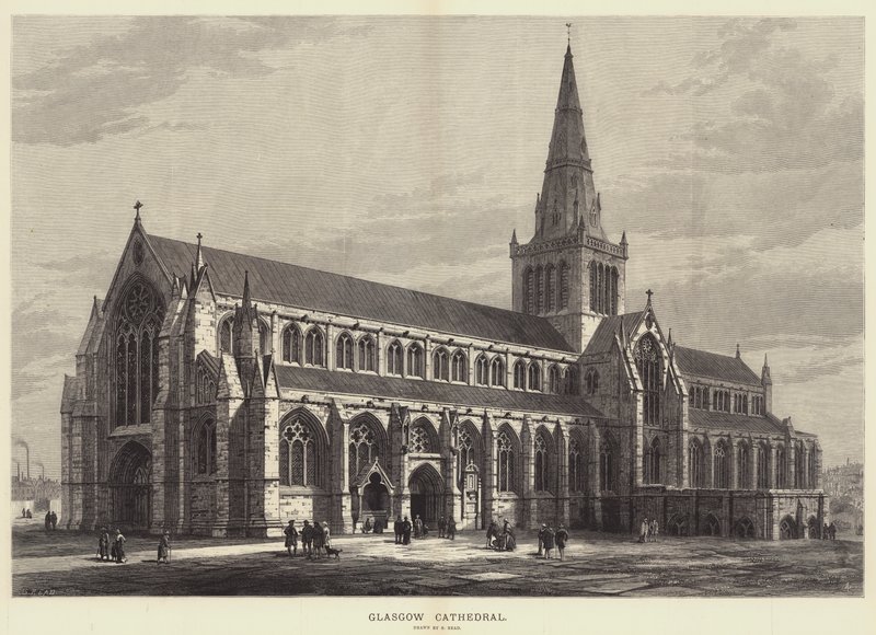 Kathedraal van Glasgow door Samuel Read