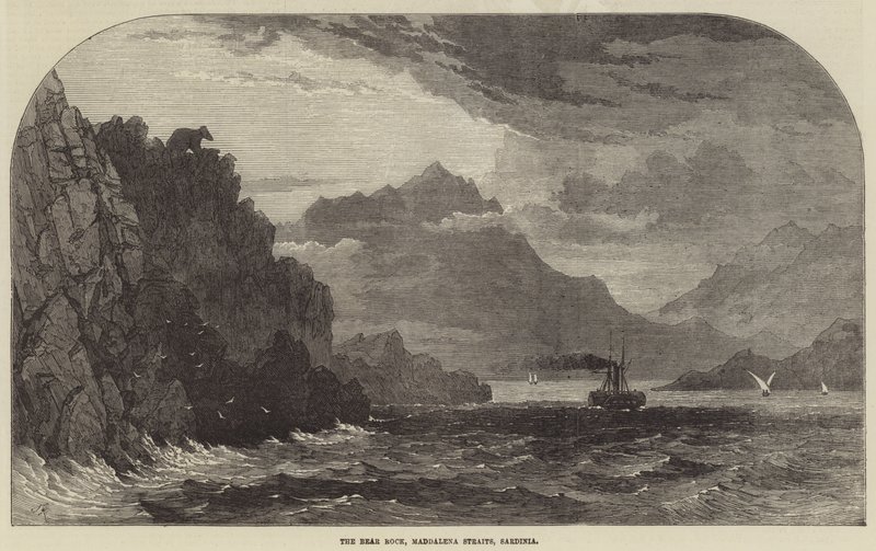 De Berenrots, Maddalena Straits, Sardinië door Samuel Read