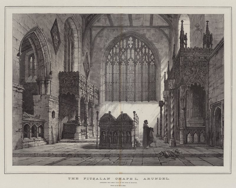 De Fitzalan Kapel, Arundel door Samuel Read