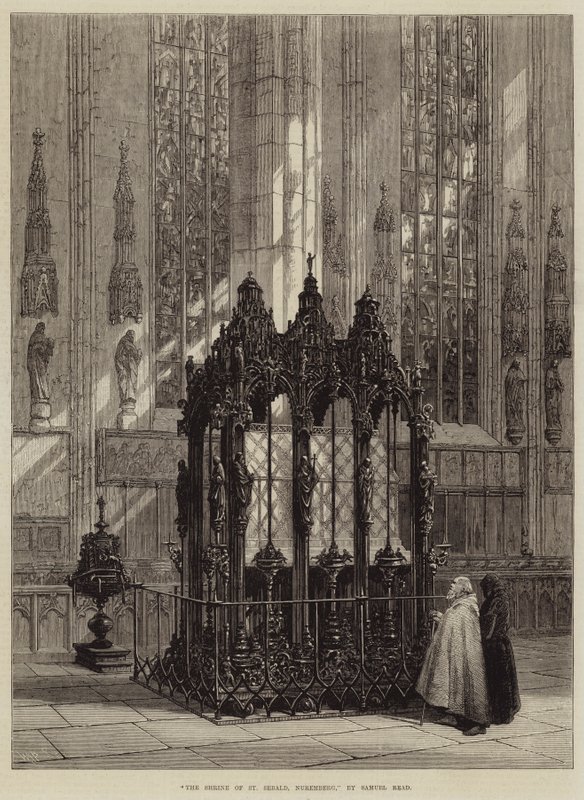 Het heiligdom van St Sebald, Neurenberg door Samuel Read