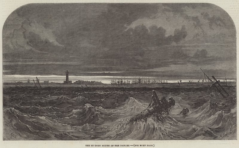 De Sulineh Monding van de Donau door Samuel Read