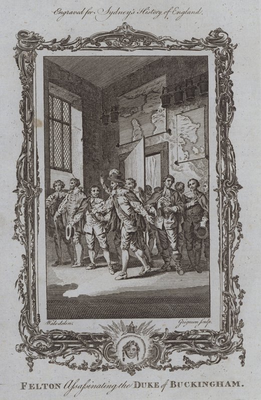 Felton Vermoordt de Hertog van Buckingham door Samuel (after) Wale
