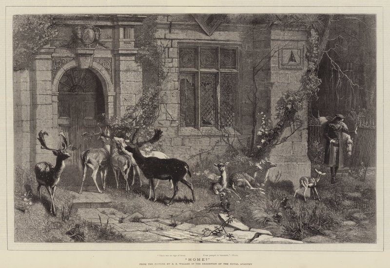 Thuis door Samuel Edmund Waller
