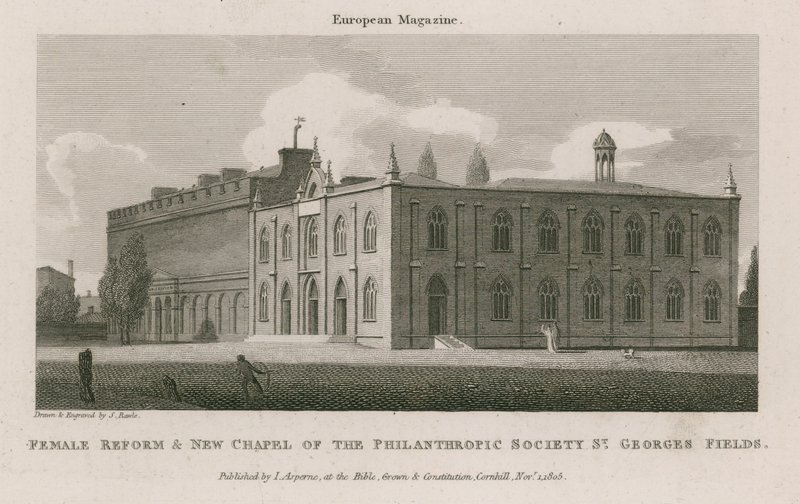 Vrouwelijke Hervorming en Nieuwe Kapel van de Filantropische Vereniging door Samuel Rawle