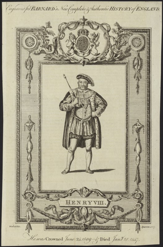 Koning Hendrik VIII van Engeland door Samuel Wale