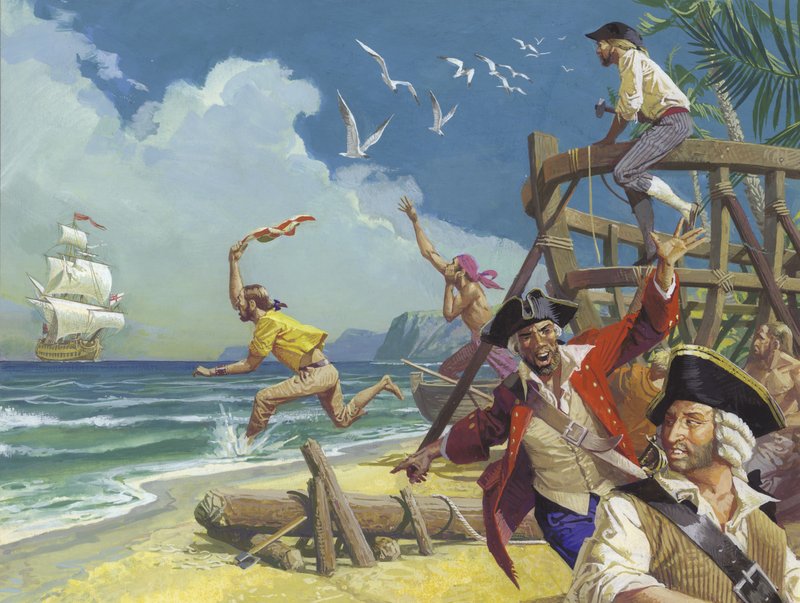 De wereldreis van admiraal Anson in 1740 door Severino Baraldi