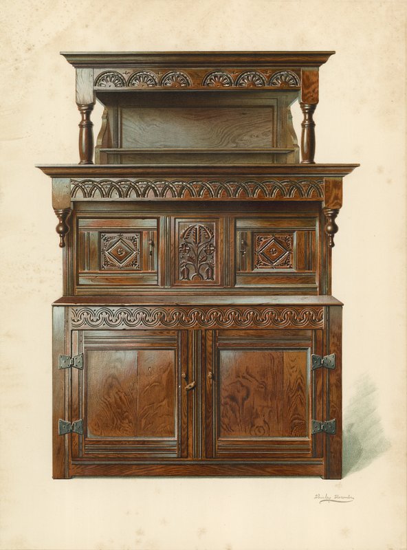 Eikenhofkast (Tridarn), eigendom van H Clarence Whaite door Shirley Charles Llewellyn Slocombe