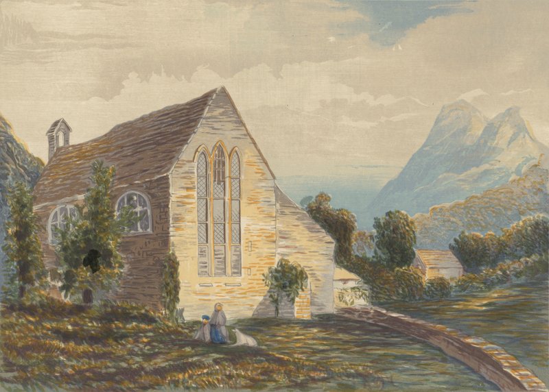 St. Mary, Beddgelert, Carnarvonshire door Sidney Corner