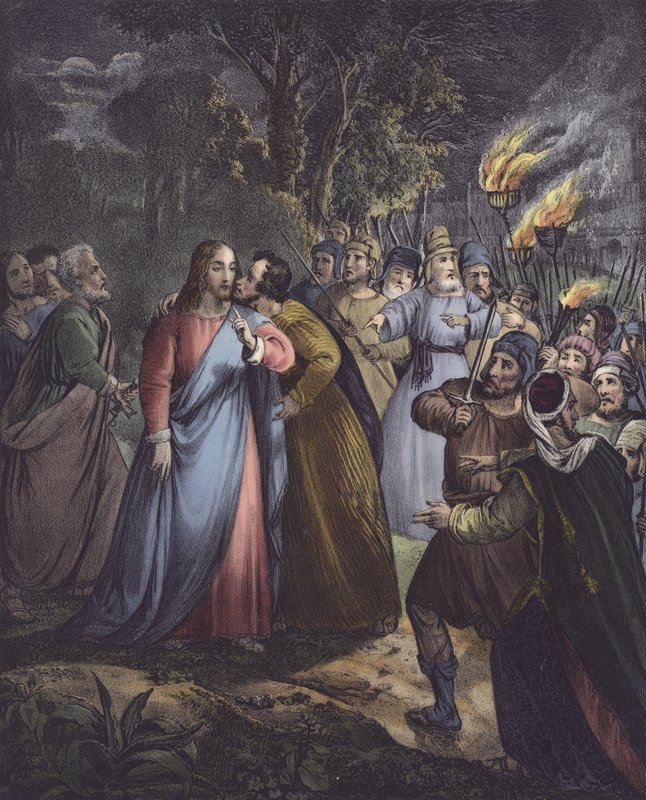 Judas verraadt zijn meester door Siegfried Detler Bendixen