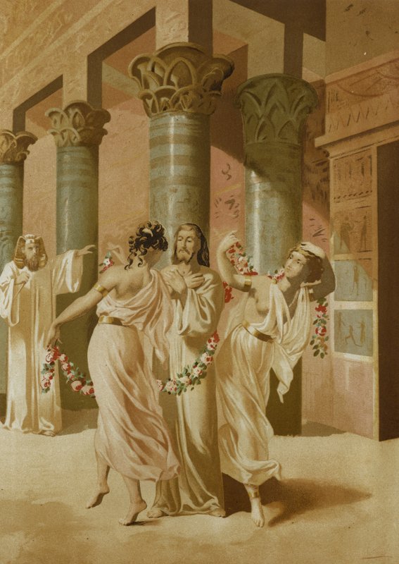 Inwijding in de mysteries van de oude Egyptische godin Isis door Spanish School