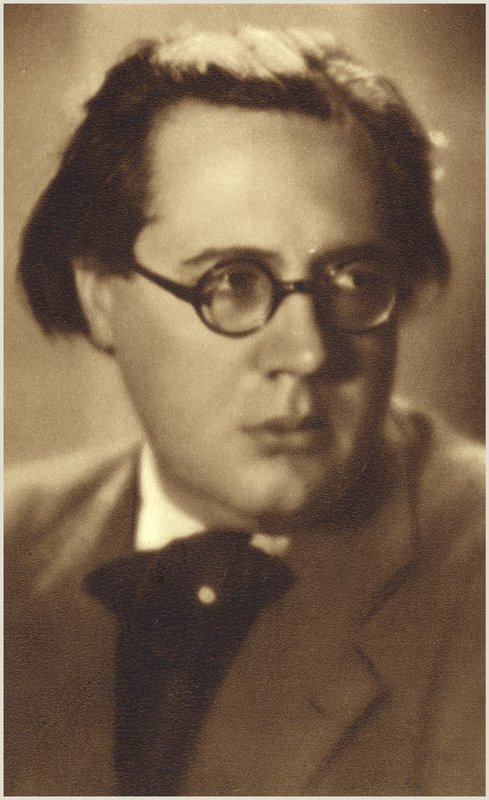Portret van Andres Segovia (z/w foto) door Spanish Photographer