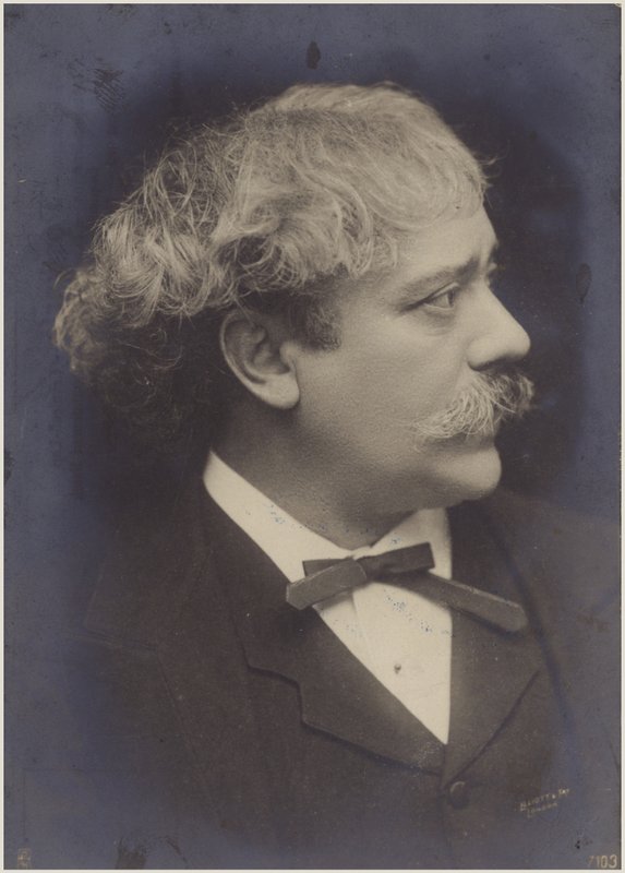 Portret van Pablo de Sarasate door Spanish Photographer