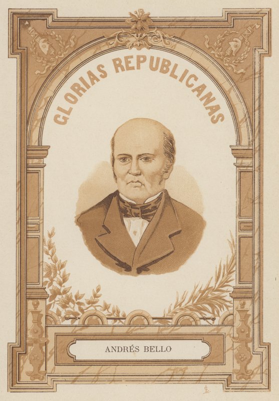 Andres Bello, Venezolaanse humanist, politicus, filosoof en dichter door Spanish School