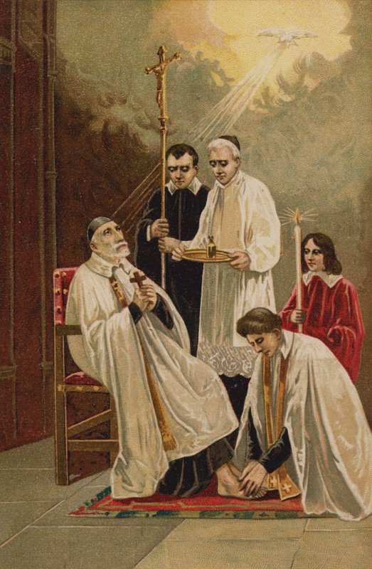 Episode in het leven van Sint Vincentius van Paulo door Spanish School