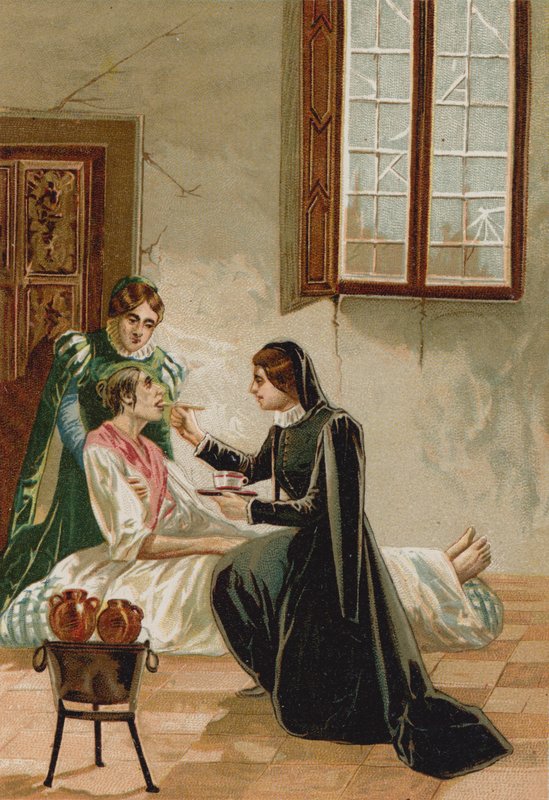 Episode in het leven van Sint Vincentius van Paulo door Spanish School