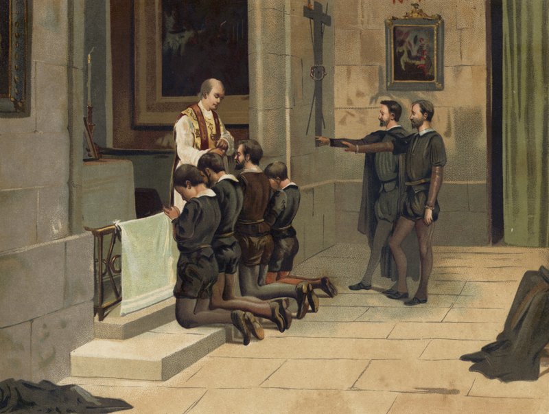 Sint-Ignatius van Loyola, stichter van de jezuïeten door Spanish School