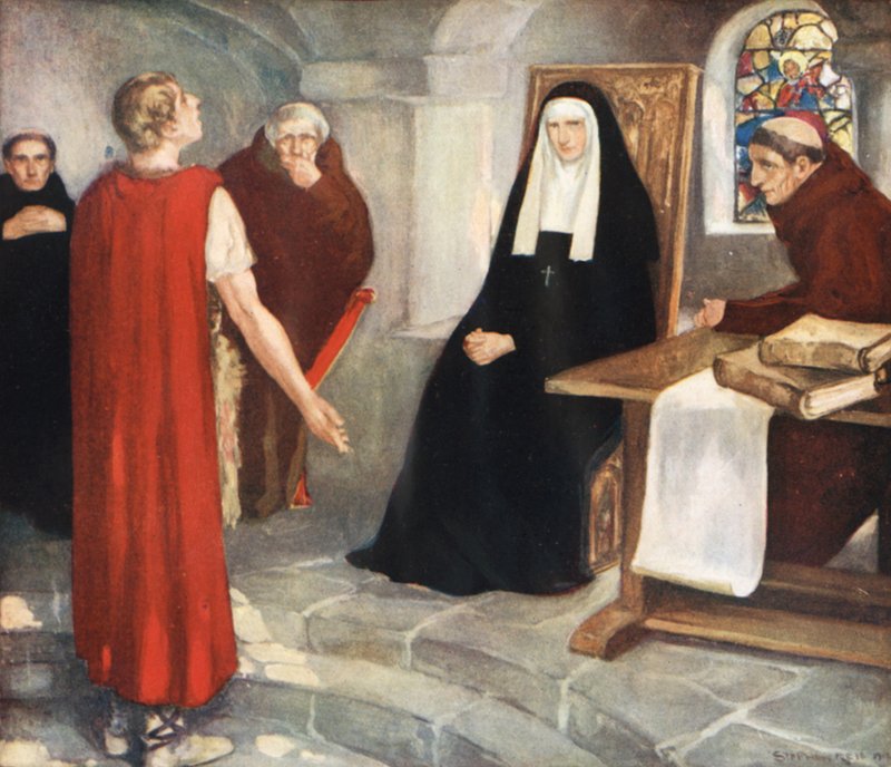 Caedmon voor Sint Hilda door Stephen Reid