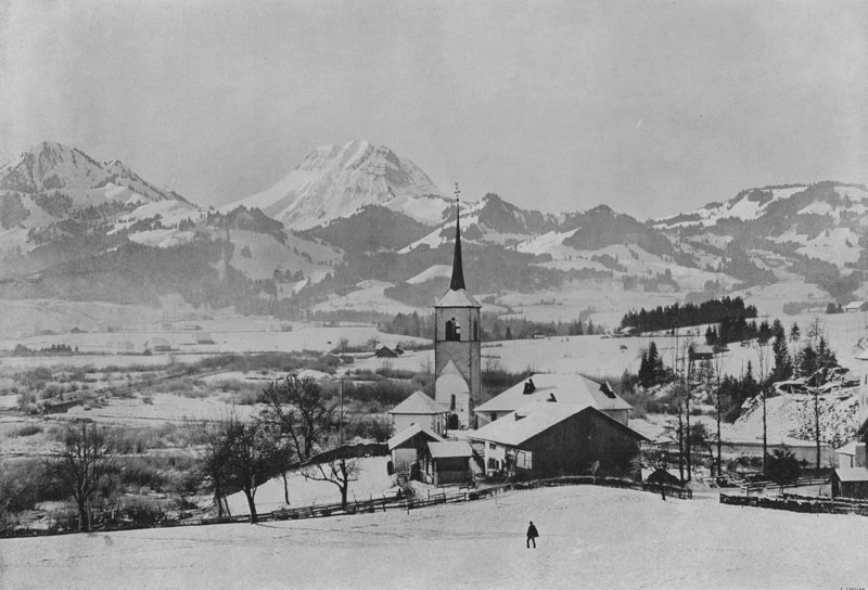 De Moleson, Uitzicht vanaf Broc, Gruyère door Swiss Photographer