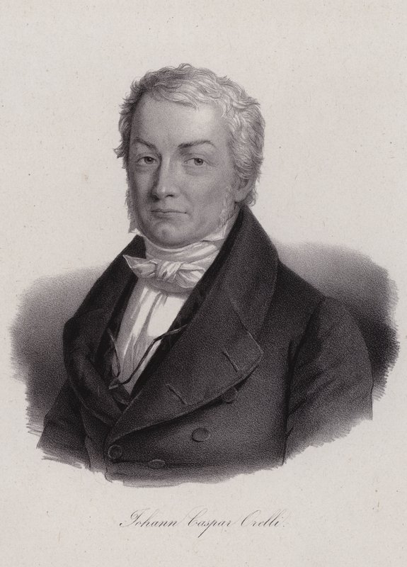 Johann Caspar von Orelli, Zwitserse klassiek geleerde door Swiss School