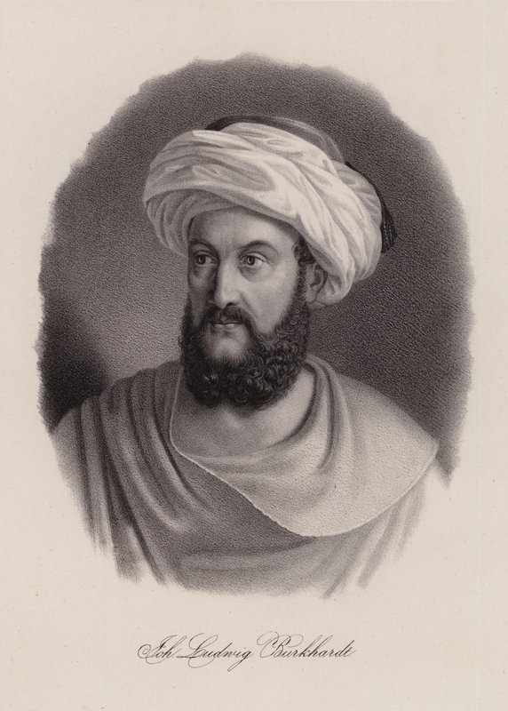 Johann Ludwig Burckhardt, Zwitserse reiziger en geograaf door Swiss School