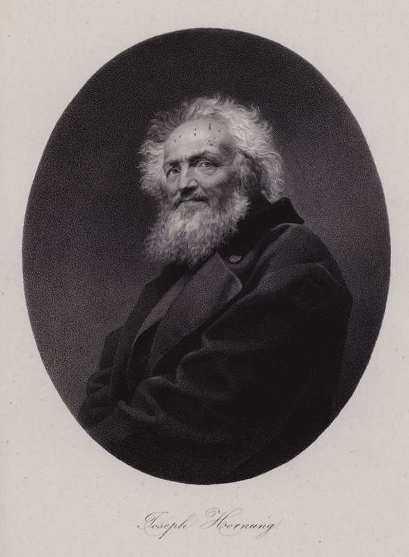 Joseph Hornung, Zwitserse schilder (gravure) door Swiss School