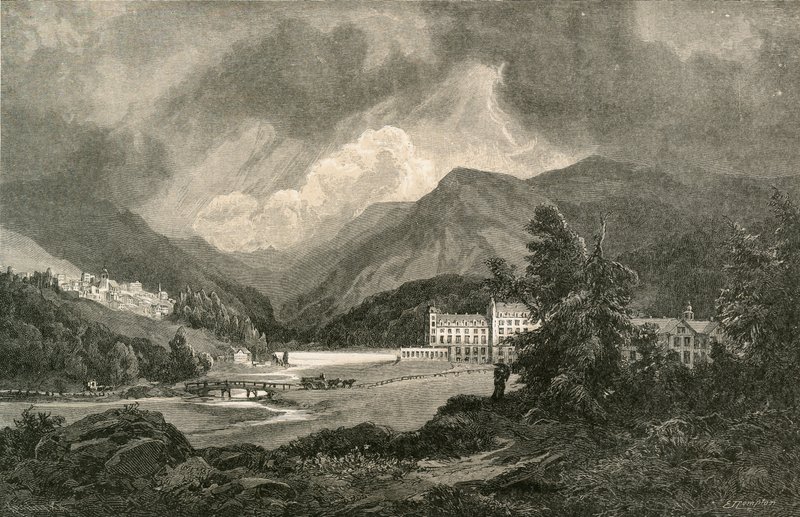 St. Moritz in de Engadin door Swiss School