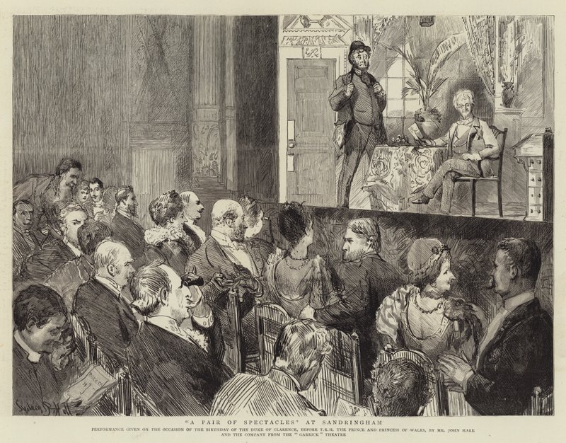 Een paar brillen in Sandringham door Sydney Prior Hall
