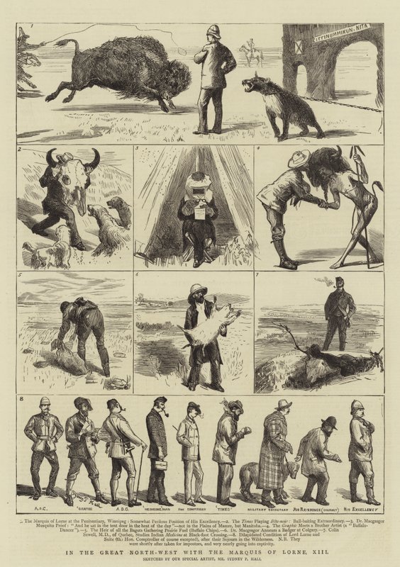 In het Grote Noordwesten met de Markies van Lorne, XIII door Sydney Prior Hall