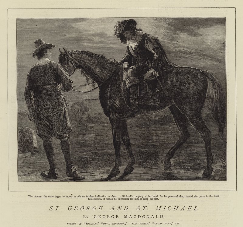 St. George en St. Michael door Sydney Prior Hall