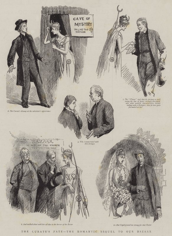 Het lot van de kapelaan, het romantische vervolg op onze bazaar door Sydney Prior Hall
